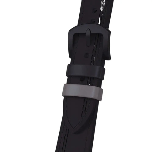 Bracelet en Cuir Noir Pur (Ajustable) Rimowatch™